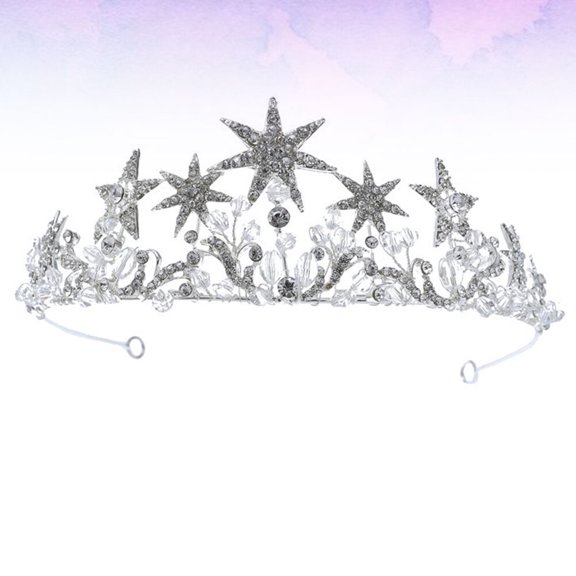 LOLIPPYY Star Bridal Headpiece for Women Wedding Photography Accessories 1 Piece
