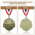 thumbnail image 4 of Uxcell Bowling Games Award Medals with Ribbons, Winner Medals Prizes for Competitions Sports Party Gold, 4 of 7