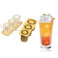 thumbnail image 3 of Fiudx Artículos en oferta con ofertas flash Bandeja de hielo reutilizable con tapa para moldes de hielo de 3 cilindros huecos Vasos para tazas para cócteles Bebidas de whisky y café, 3 of 4