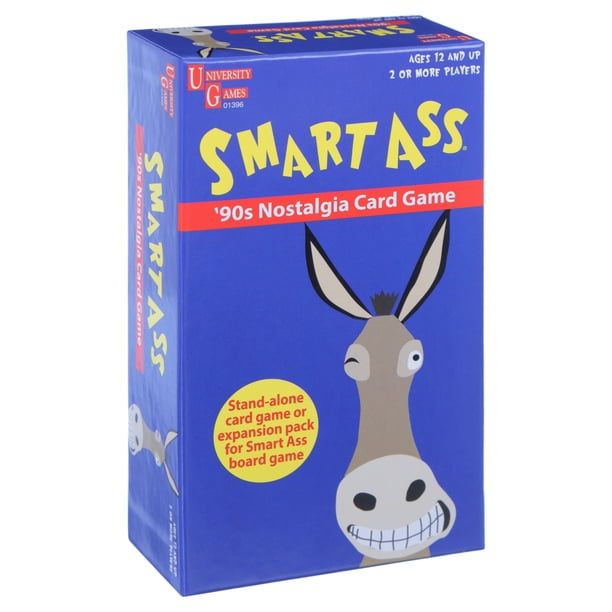 University Games Smart A** 90'S Nostalgia Card Game main image 1
