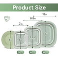 Collapsible Colander and Sink Basin Set - 2 in 1 Collapsible Colander ...