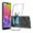 Blue Butterfly, variant on AquaFlex Hybrid Slim Designed For Samsung Galaxy A03S Case Animal