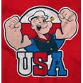thumbnail image 2 of Popeye The Sailor Man USA Muscle Toddler Boy Girl T Shirt Infant Toddler Brisco Brands 4T, 2 of 6