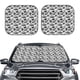 thumbnail image 2 of Fotbe Black White Halloween Juego de 2 Piezas de Parasoles para Parabrisas | Bloqueador Solar para Auto | Accesorios Plegables para Protección Solar Interior-Medium, 2 of 6