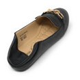 thumbnail image 2 of Victoria K Women's Foldover Quilted Gold Chain Ballerina Flats, 2 of 7