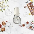 thumbnail image 6 of Cuisinart SM-50CRM Precision Master 5.5-Quart 12-Speed Stand Mixer with Mixing Bowl, Chef's Whisk, Flat Mixing Paddle, Dough Hook, and Splash Guard with Pour Spout, Coconut Cream, 6 of 14