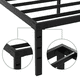 thumbnail image 4 of Base Individual para Cama Bio Mattress de Acero Laminado en Frío Color Negro, 4 of 6