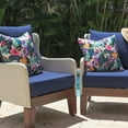 thumbnail image 5 of Classic Accessories Vera Bradley by  Water-Resistant Accent Pillows, 18 x 18 x 8 Inch, 2 Pack Star Foliage Multi, 5 of 5