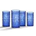 thumbnail image 1 of Jax Highball Beverage Glass Cup by Godinger - Blue - Set of 4, 1 of 4