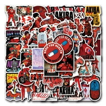 100Pcs Akira Stickers for Kids Gifts Water Bottle Cup Laptop Guitar Car Bike Skateboard Luggage Box Waterproof