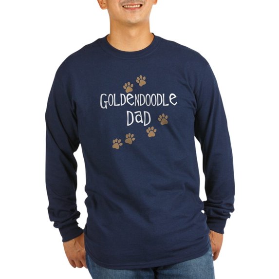 CafePress - Goldendoodle Dad Long Sleeve T-Shirt - Long Sleeve Dark T-Shirt