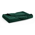 thumbnail image 4 of IR Imperial Rooms 2 Piece Ultrasonic Chevron Pattern Microfiber Quilt Bedspread Set for Adults, Emerald Green Twin Size, 4 of 11