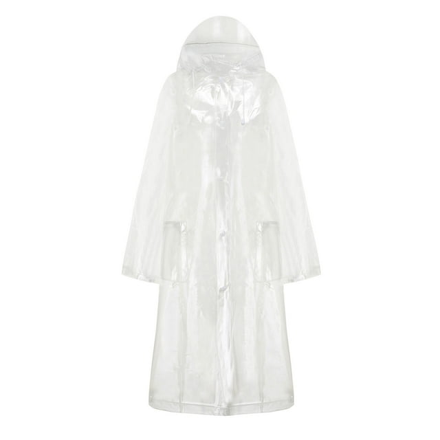 Cape de Pluie Imperméable Transparente Pliable Résistante à l'Usure pour Étudiant Cyclisme