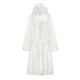 thumbnail image 2 of Chubasquero transparente, impermeable, personalidad transparente, ponchos de lluvia plegables, poncho de emergencia, rendimiento de primer nivel, 2 of 6
