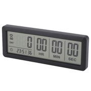 Big Digital Countdown Days Timer Clock - 999 Days Count Down Clock Timer for Graduation Lab Kitchen (Black)
