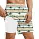 thumbnail image 1 of Ceisia Men's Relaxed Fit Palm Tree Swim Trunks | Double-Layer Quick-Dry Beach Shorts | Elastic Waist Vacation Shorts Gift, 1 of 5
