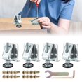 thumbnail image 1 of PENGXIANG 4 Pack Stainless Steel Leveling Feet 2000lb Capacity Heavy Duty Furniture Levelers Adjustable Table Leg Leveler w/Lock Nuts for Furniture Table Cabinets, 1 of 9