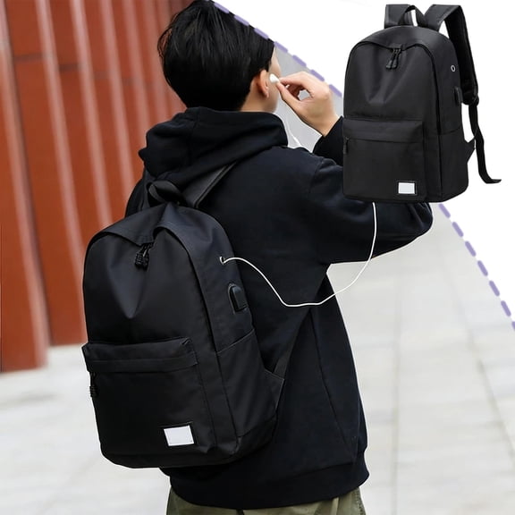 Large Capacity Travel Backpack for Men Women, College Style Fashion Laptop Backpack for School Office and Weekend Trip, Lightweight with Multi Compartments and USB Port