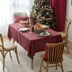 thumbnail image 5 of Navidad y Año Nuevo Mantel Rojo Decoración De La Sala Mesa De Té Mantel Cojín De Mesa Mantel Rectangular 140 * 180 Cm, 5 of 5