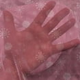thumbnail image 3 of Winter Tulle Curtains with Rod Pocket, Gentle White Snowflakes on Pink Background Soft Feminine Romantic Seasonal Pattern, Sheer Drape for Wedding Party 2 Panels, 7 Sizes, Pink White, by Ambesonne, 3 of 3