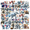 1A, variant on cartoon Elephant Stickers, Waterproof Elephant Sticker for Water Bottle Laptop Phone Cases Planner Skateboard Luggage Helmet Party Favor Decor, Ideal for Adults Teens Teacher Rewards