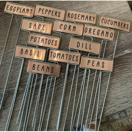 Bulk Packs of Copper Plant Tags for Gardens and Plants