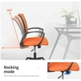 thumbnail image 5 of BestOffice Ergonomic Office Chair, Lumbar Support, Swivel Rolling for Women(Orange), 5 of 7