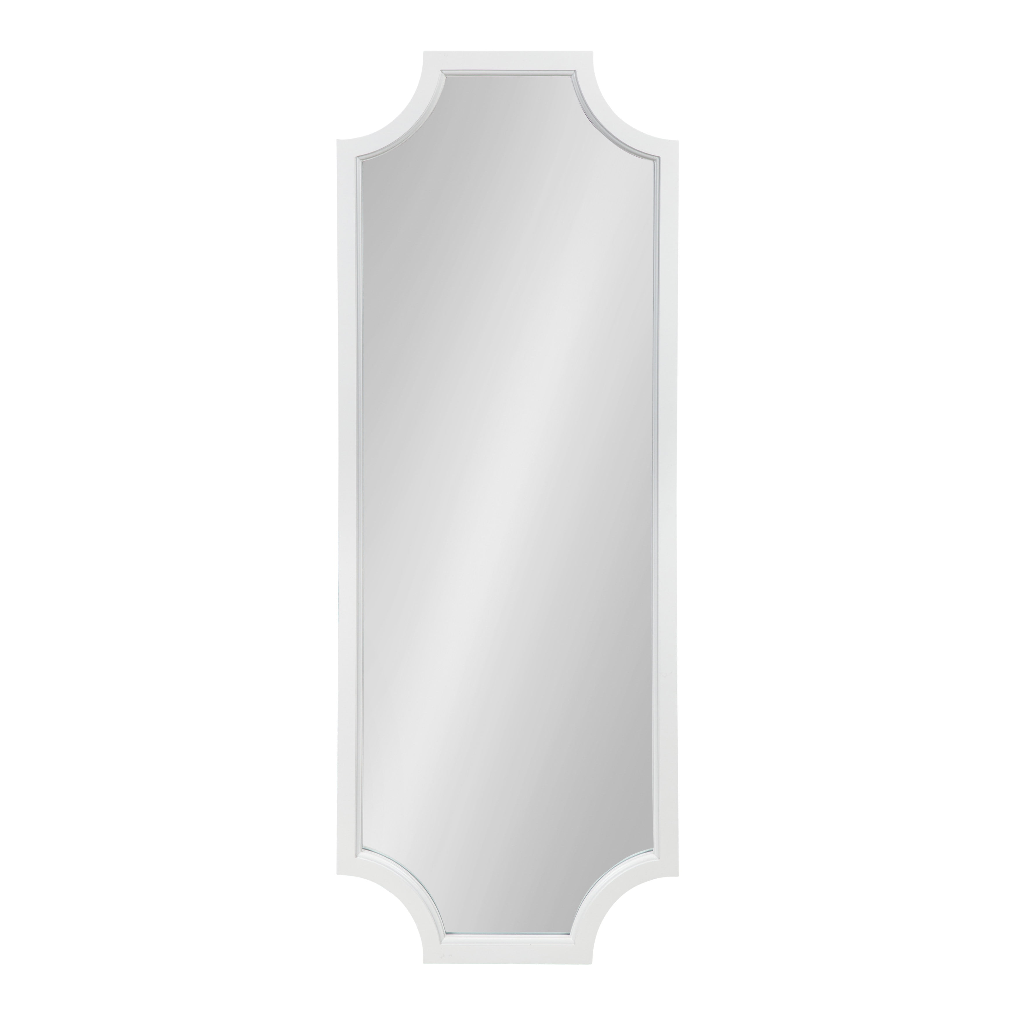 Kate and Laurel Hogan Wood Framed Fulllength Wall Mirror with Scallop