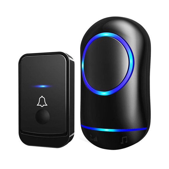 Waterproof Wireless Door Bells 1000ft Long Range Plug in Home Cordless Doorbell
