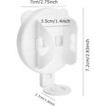 thumbnail image 2 of Soporte para cepillo de dientes eléctrico Juego de accesorios de baño montado en la pared Soporte para cepillo de dientes Organizador de cepillo de dientes familiar 2 piezas 33.5 x 7.5 x 15. JFHHH pequeña, 2 of 5