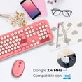 thumbnail image 4 of Kit Teclado y Mouse ACTECK CREATOR CHIC K-COLORS MK485 Inalambrico USB 2.4 MHz, 4 of 5