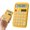 #1 Mango Yellow, variant on Desktop Calculator 12 Digit Basic Calculator With Tilt Stand Magnetic Back Built-in Battery For Daily Calculation Office Supplies And Home Use, Sky Blue