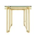 thumbnail image 5 of Sagebrook Home Metal Gold Solid Table, 5 of 6
