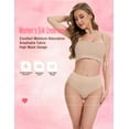 thumbnail image 6 of 4 Pack Tummy Light Control Shapewear Underwear for Women- High Waisted Underwear Butt Lifter Slimming Briefs Sport Breathable Panty for Ladies, 6 of 6