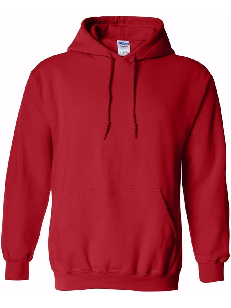 Gildan Hooded Sweatshirt Heavy Blend 18500 Large- Red