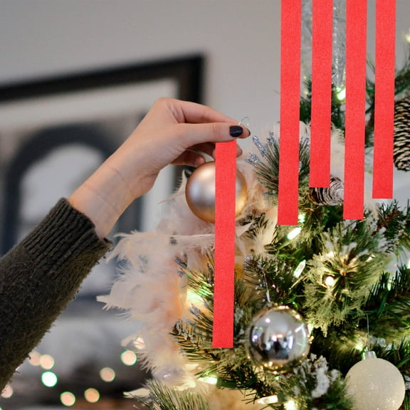 Hytrove 10 Rolls Decorative Party Streamers Red for Event Organizers Birthday Celebration