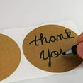 thumbnail image 2 of Label Price Stickers Target Paster Garage Stickers Blank Round Kraft 2.5, 2 of 8