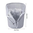 thumbnail image 3 of Winter Foliage Covers Freeze Protection, Breathable Non-Woven Frost Blanket with Drawstring for Fruit Trees Shrubs Roses Outdoor Garden, 13.8 X 15.7 Inch, 3 of 9