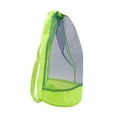 thumbnail image 4 of Bolsa de playa de malla grande Ligero para el entrenamiento de comestibles para gimnasio de picnic de deportes acuáticos Verde, 4 of 9