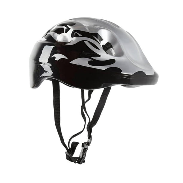 Casco de bicicleta para niños, casco de patineta, casco de patinaje ligero y transpirable. Negro