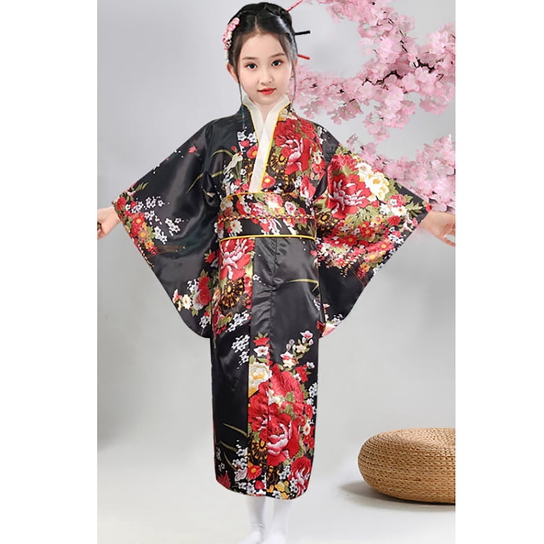 japanese homecoming dress Floral Japanese Dress for Ladies 'Etsuko'