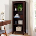 thumbnail image 4 of Alaterre Furniture Shaker Cottage 3-Shelf Bookcase, Espresso, 48" H, 4 of 12
