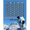 thumbnail image 7 of Snow Pants Men Ski Waterproof Pants Softshell Snowboard Pants Outdoor Hiking Fleece Lined Zipper Bottom Leg Black M, 7 of 7
