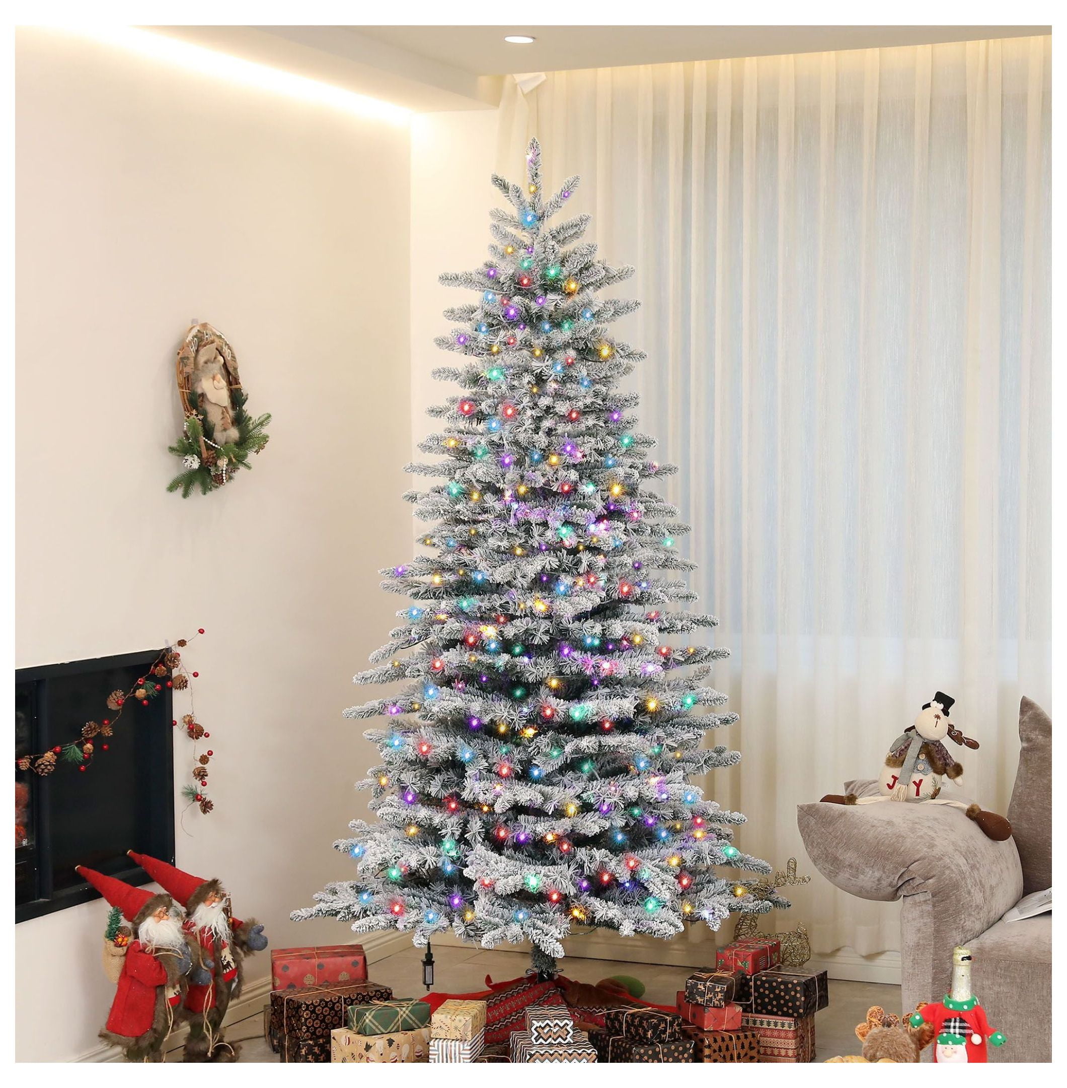 Christmas Time 6.5-ft. Norway Pine Artificial Christmas Tree, 450