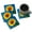 Multi093, variant on Coasters for Drinks Bar Beer,Set of 4 ,Round Wooden Housewarming Gift,Field Of Sunflowers In Full Bloom With Vibrant Yellow Petals