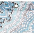 thumbnail image 3 of Fabric Shower Curtain - 72 x 72 Inch, Blue/Gray Medallion, 3 of 5