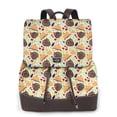 thumbnail image 1 of Easygdp Thanksgiving Mochila de Cuero para Mujeres, Bolso de Hombro, Bolsos de Mano de Moda para Trabajo y Viajes, 1 of 4