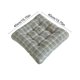 thumbnail image 3 of Cojín cuadrado de felpa con respaldo | Almohadilla para silla de oficina, comedor o escritorio | Agarre de silicona antideslizante, 3 of 6