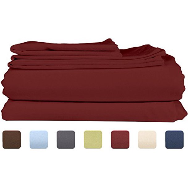 Queen Size Sheet Set 4 Piece Set Hotel Luxury Bed Sheets Extra