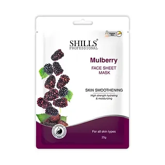 Shills Mulberry Fruit Face Sheet Mask, 25gm Each (Pack of 6)